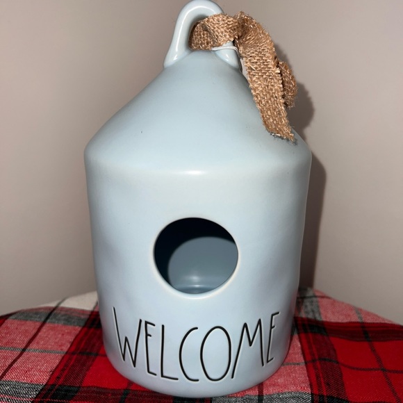 Rae Dunn Welcome Blue Birdhouse 🇺🇸 release - Picture 1 of 1